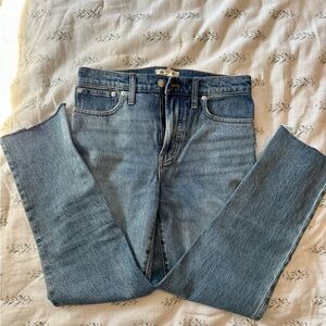 Madewell Perfect Vintage Tall Light Blue Ankle Crop Jeans